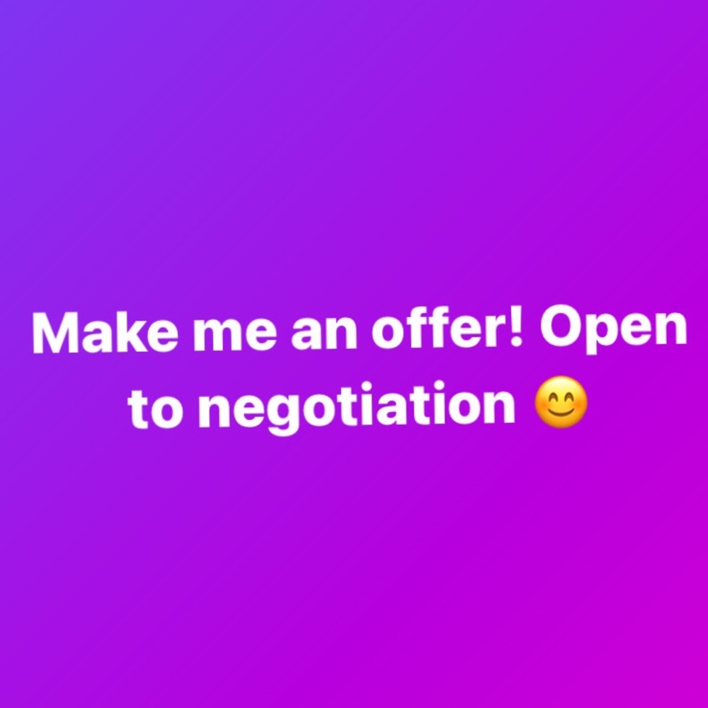Make me an offer!